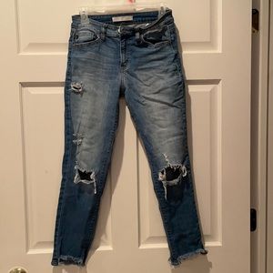 Kancan distressed denim
